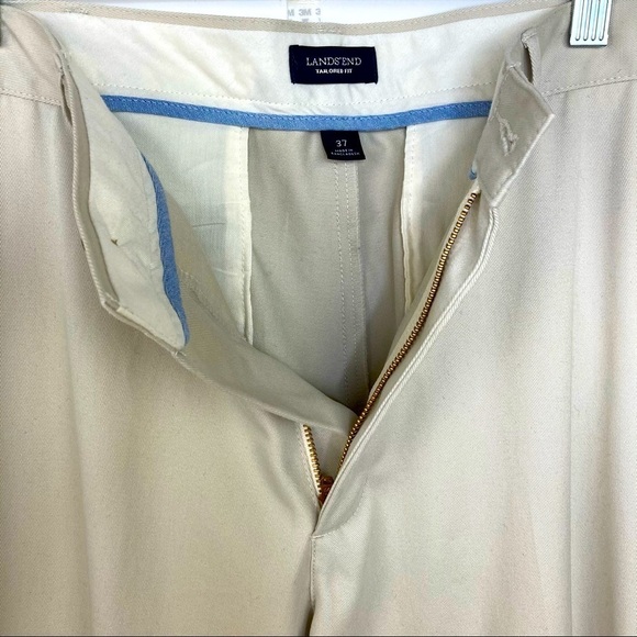 Lands’ End Tailored Fit Khaki Pants Size 37 - Picture 11 of 13